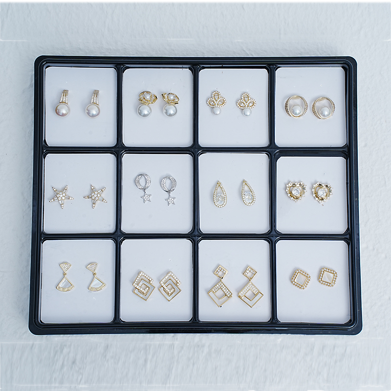 Earring in packing box wholesale BE009-4X3