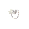 Semi Precious Stone CZ Ring