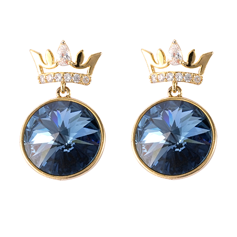 Rhinestone Crown Earrings $2.4-$2.9