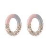 Multi-color Donut Earrings$1.3~1.8