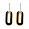 in-stock cubic zirconia 0 type enamel earring$1.8~2.3