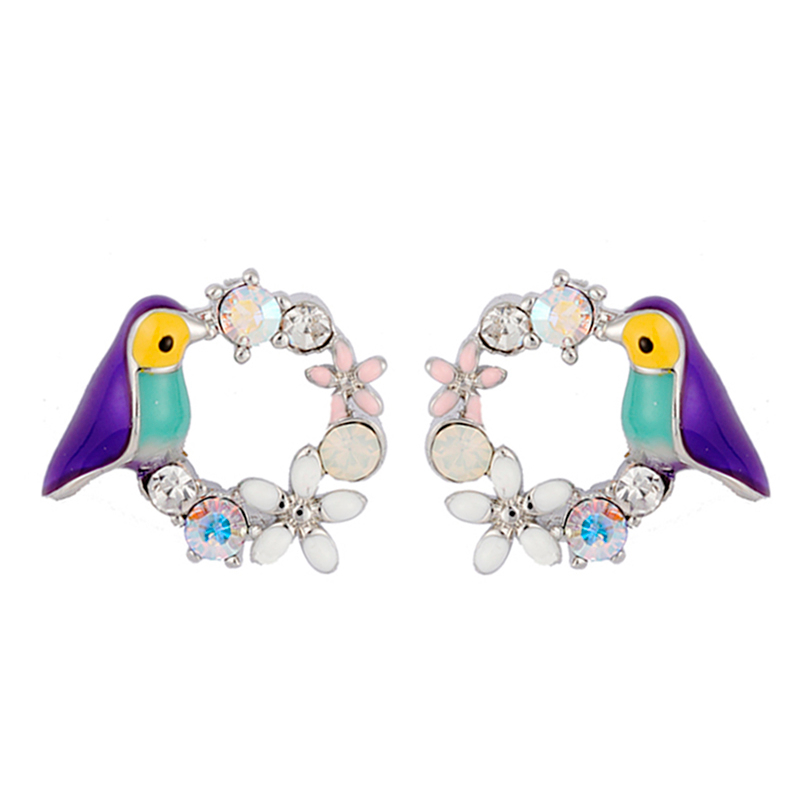 In-stock Little Bird Multi-color Earrings$1.3~1.8