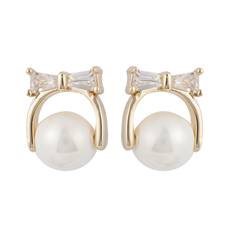 Basic Style Faux Pearl Stud Earrings $1.05-1.55