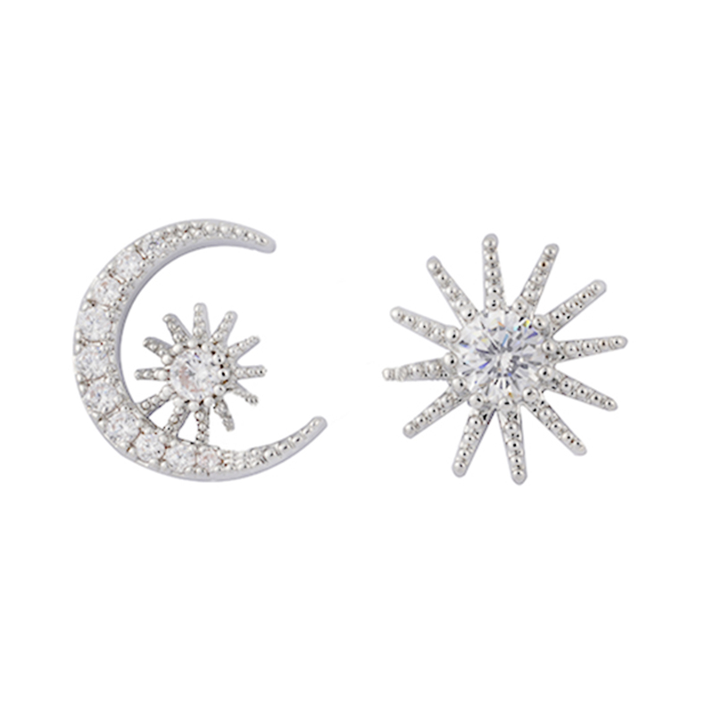 In-stock Butterfly Cz Moon Stars Earrings