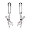 Fashion rabbit drop cz Earrings   