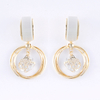 Fashion round drop cz Earrings   