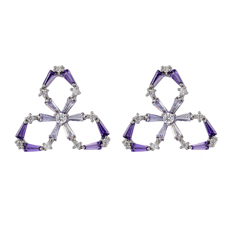 Multicolour Cubic Zirconia Earrings