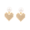 In-stock Pearl Cz Earrings