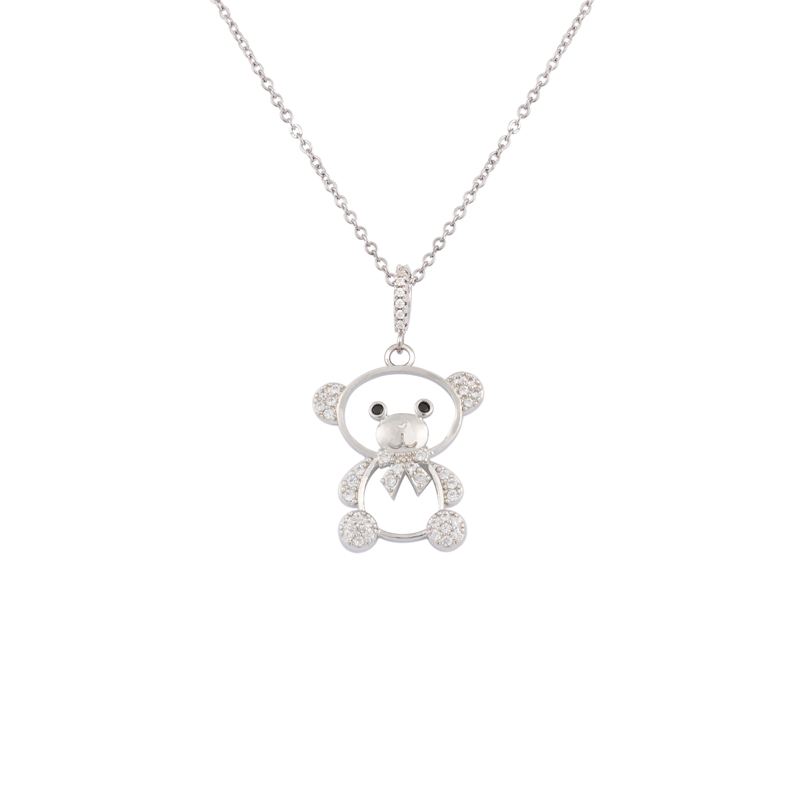Cute Bear Charm Necklace
