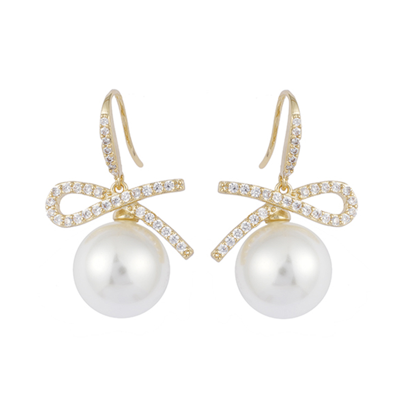 Pearl Decor Hook Earrings $2.04-2.54