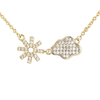 Sun Cloud Pendant Necklace