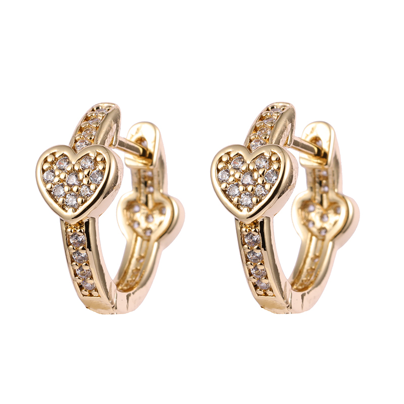 duo heart hoop earrings available $1.0-1.5