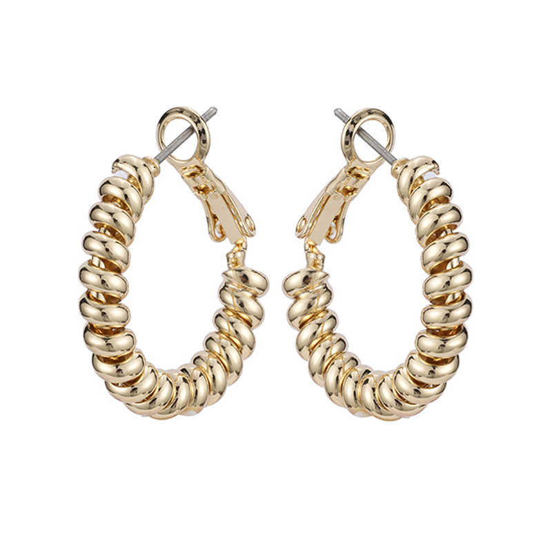 Fashion Plain Hoop Earrings$0.9~1.4