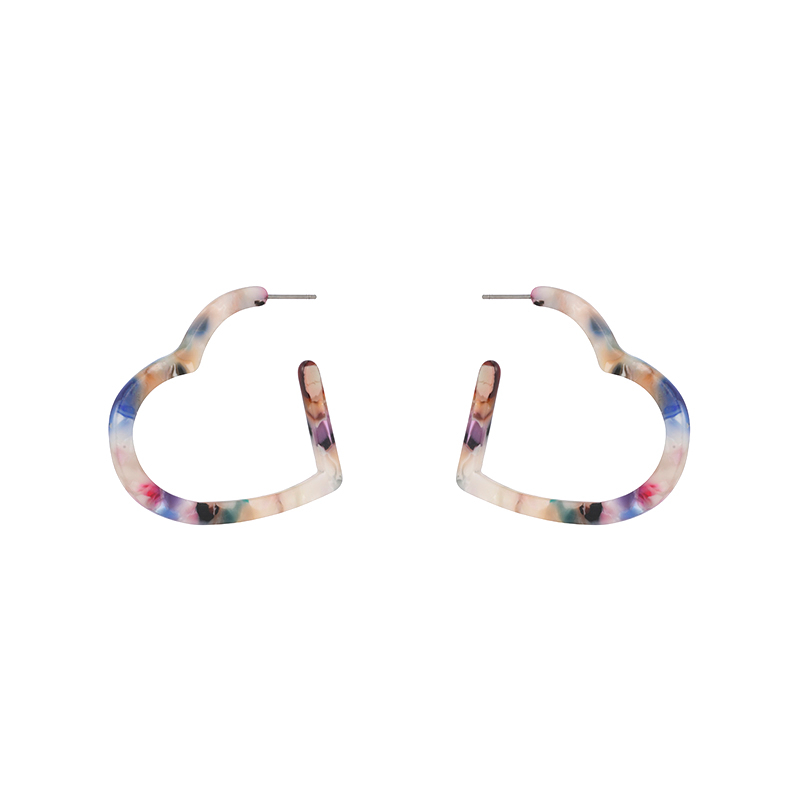 Acetate Multi-color earrings $0.7~1.2