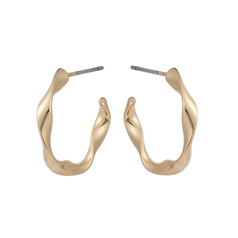 Fashion Plain Hoop Earrings $0.5~1.0