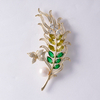 Greenish Wheat Brooch $6.3-6.8