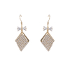 Brass tassel earring with gold color for sales $1.0--$1.2