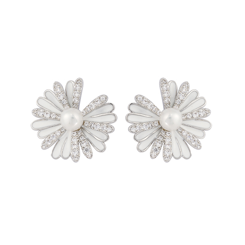  Floral Studs Pearl Decor Factory Price $2.42-2.82