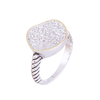 Closed two tone plating Ring 2R06222