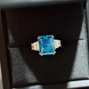 Super Bling Sea Blue Gemstone Ring RTB005