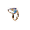 Rose Gold Plated Colored Stone Ring