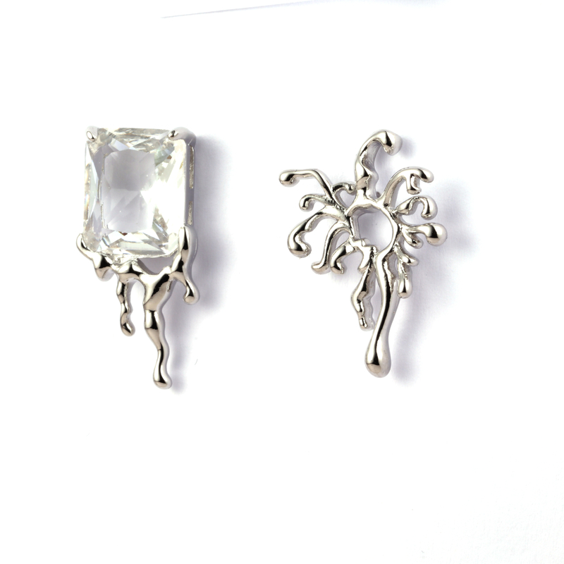Baroque Style Crystal Earrings
