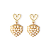 In-stock plastic bead earrings