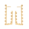 Rectangular Personalized Pearl Cz Earrings Negotiable Price $1.98-2.48