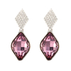 In-stock cubic zirconia and crystal earring