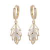 Fashion Leaves Semi-precious Stone Series Earrings $1.4-$1.9