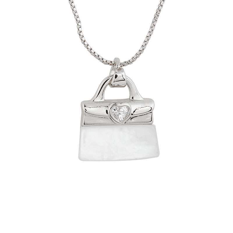Fashion Style Handbag Pendant Necklace