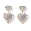  In-stock Mother Shell Cz Earrings