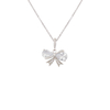 Rhinestone Butterfly Charm Necklace