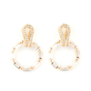 In-stock round cubic zirconia earrings $2.3-$2.8