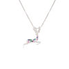 Running Deer Charm Necklace Multicolour $1.0-$1.6