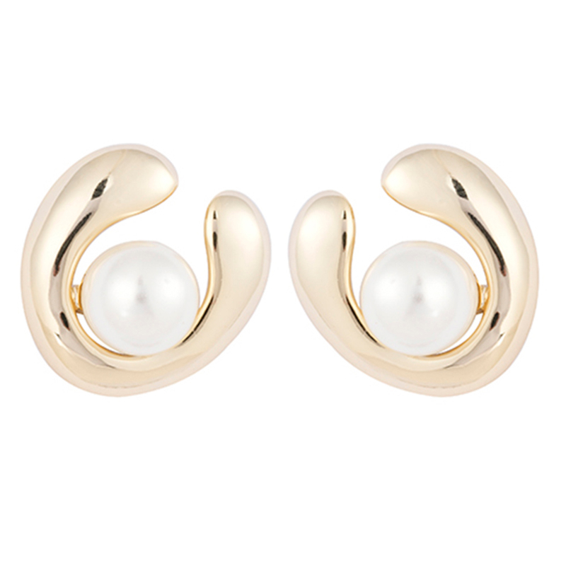 Basic Faux Pearl Studs $0.94-1.41