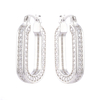 Square Edge Hoop Earrings Wholesale $3.0-3.5