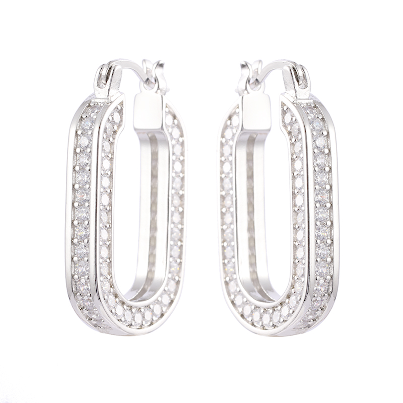 Square Edge Hoop Earrings Wholesale $3.0-3.5