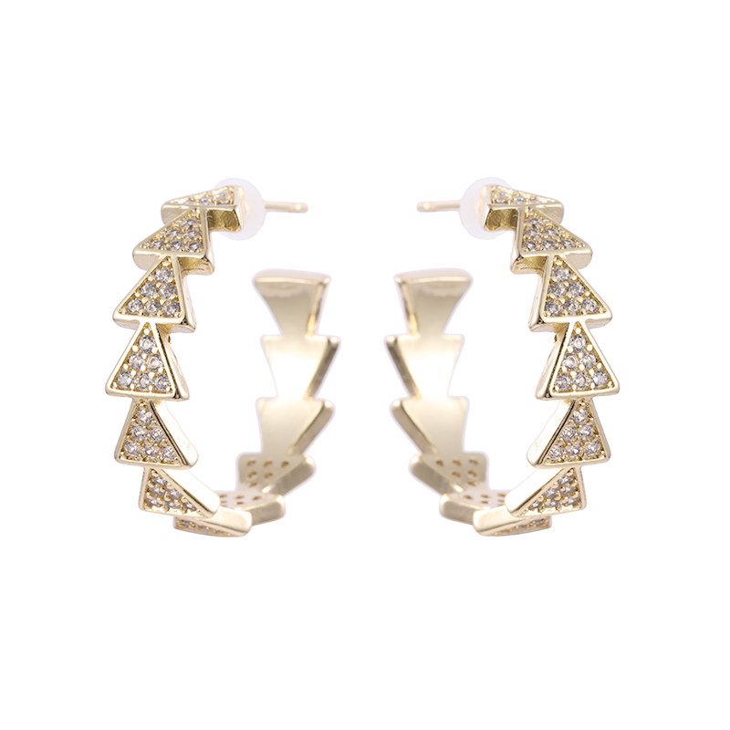 Triangles Hoop Earrings Available $1.3-1.8