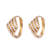 Four Stripes Hoop Earrings $1.0-1.5