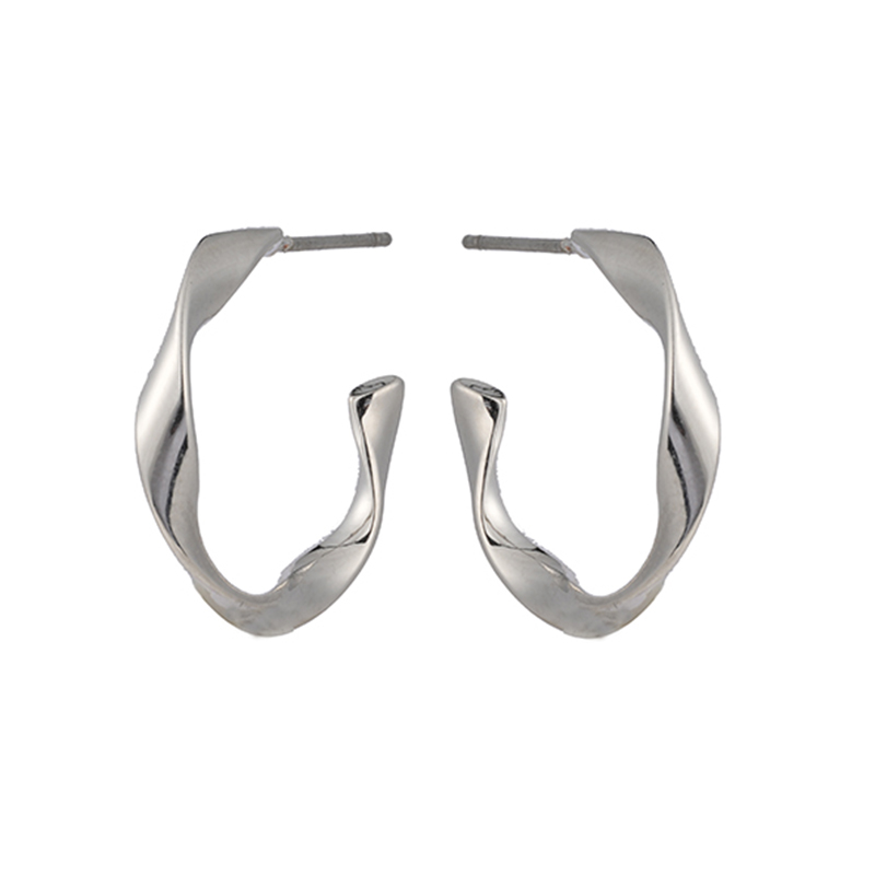 Fashion Plain Hoop Earrings $0.5~1.0