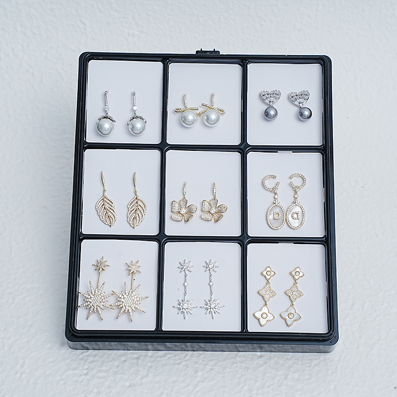 Earring in packing box wholesale BE006-3X3
