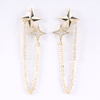 In-stock simple tassel earring with stars $1.8--$2.3