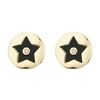 DIY Black Star Studs in stock E0057