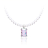 Pearl Aurora Cube Sugar Necklace NTB044