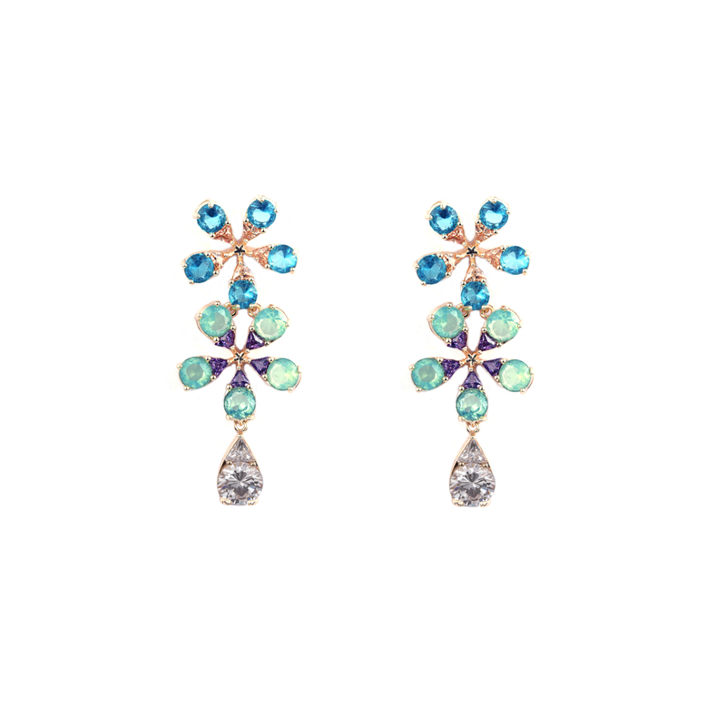 Multicolor Stone Earrings