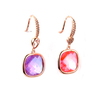 Semi-precious Stone Crystal Drop Earrings 