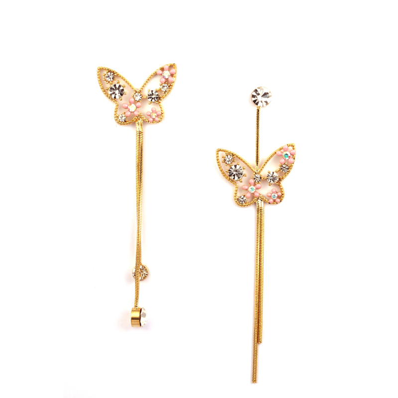 Butterfly Tassel Earrings