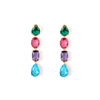In-stock Multicolor Rhinestone Earrings $2.6-$3.1