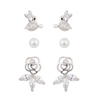 In-stock 3-pair Suits Cz Earrings$2.2~2.7